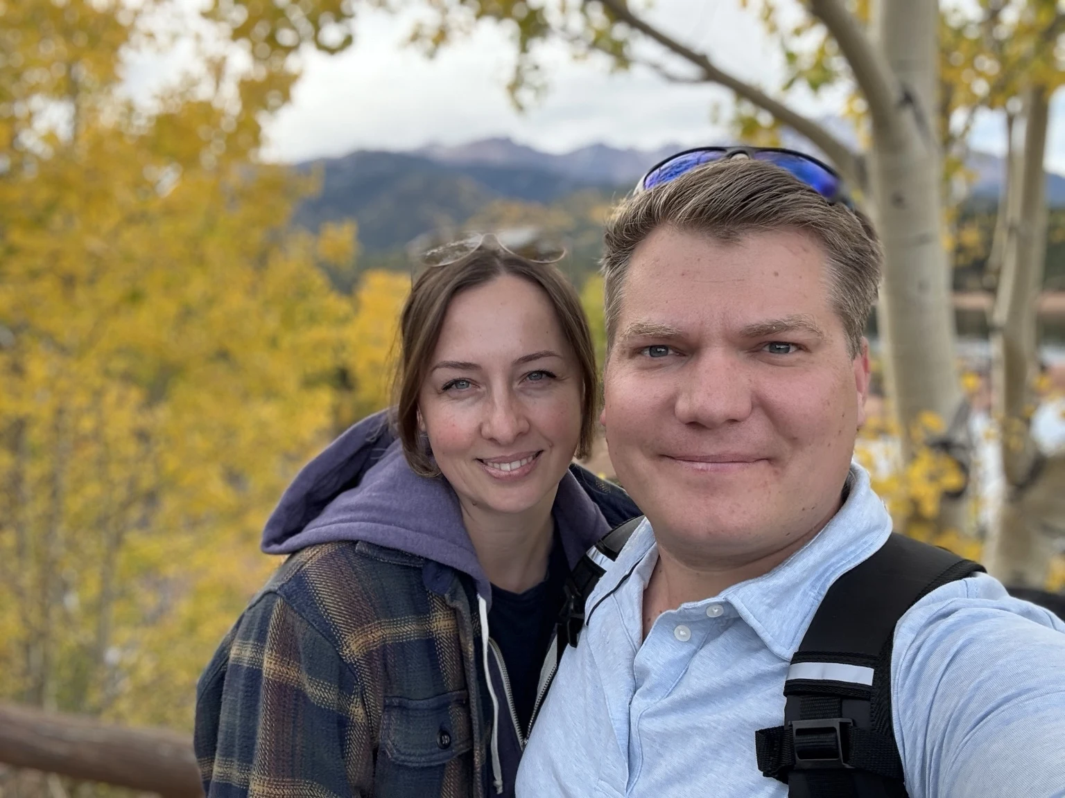 Nikita and Julia outdoors in Colorado
