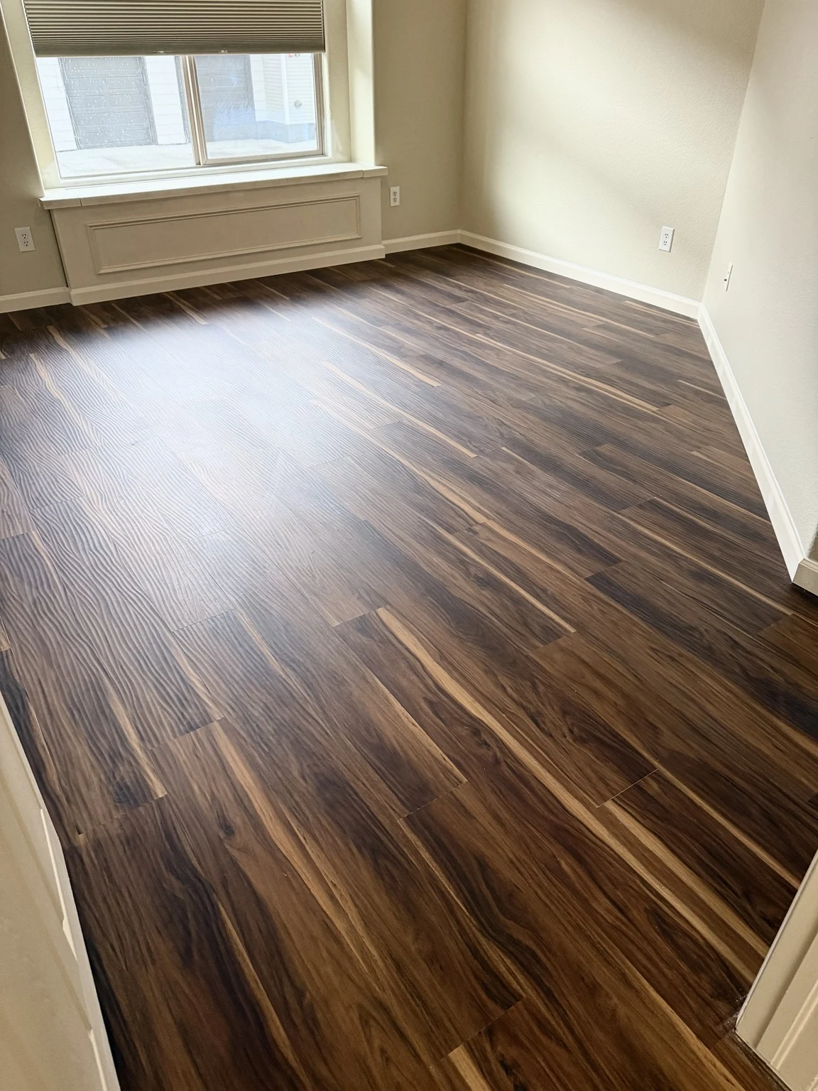 Wood-look flooring installation